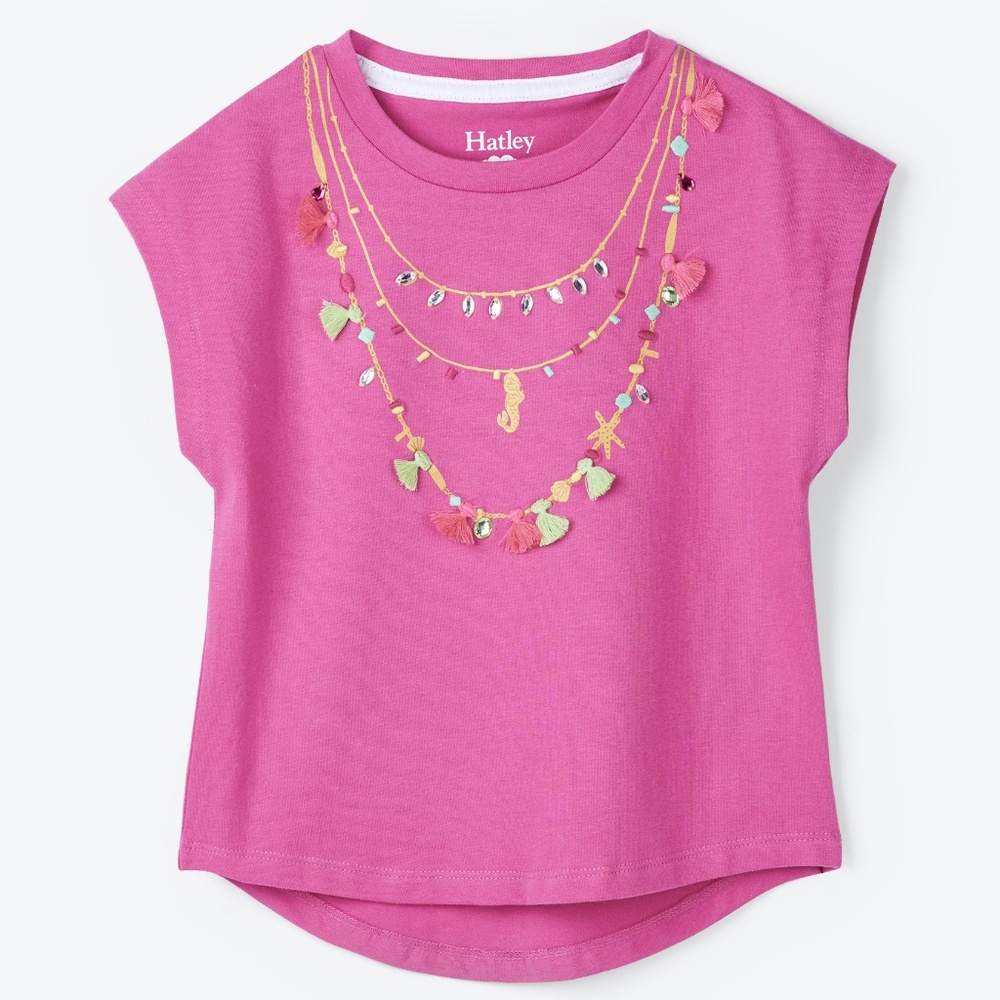 Mermaid Charms Necklace Tee